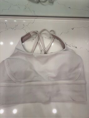 Lululemon longline energy bra 8 white